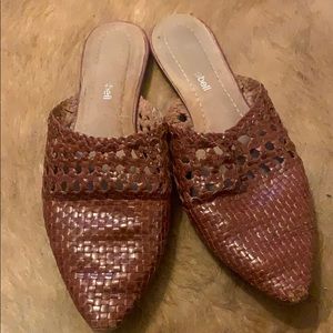 Jeffrey Campbell woven slides